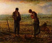 Jean-Franc Millet The Angelus china oil painting reproduction